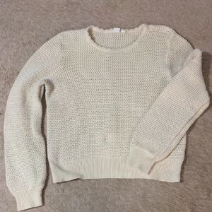 GAP Cream Women's Crew Neck Sweater